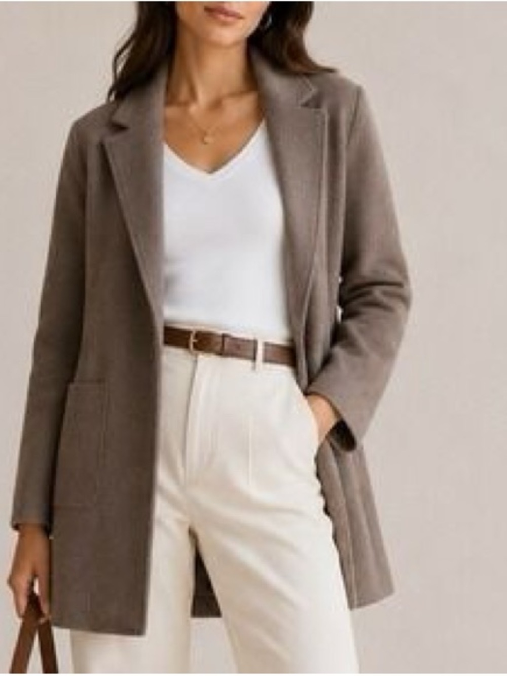 ✨ QUINCE 100% Organic Cotton Knit Blazer